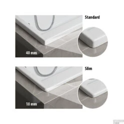 Ligbad Polysan Cleo Slim Inbouw 150x75x48 Cm Wit -Sealkin Badkamermeubilair Winkel ligbad polysan cleo inbouw 150x75x48 cm wit sph27611s 2