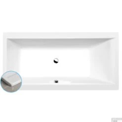 Ligbad Polysan Cleo Slim Inbouw 160x70x48 Cm Wit -Sealkin Badkamermeubilair Winkel ligbad polysan cleo slim inbouw 160x70x48 cm wit 2