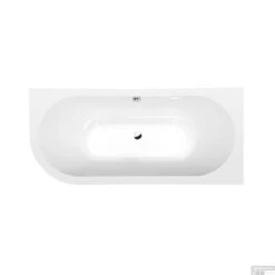 Ligbad Polysan Viva 170x75x60 Cm Asymmetrisch Rechts Zwart / Wit -Sealkin Badkamermeubilair Winkel ligbad polysan viva 170x75x60 cm asymmetrisch rechts zwart wit sph78119mb 6