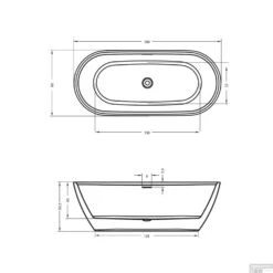 Ligbad Riho Inspire Vrijstaand 180x80 Cm Wit Glanzend -Sealkin Badkamermeubilair Winkel ligbad riho inspire vrijstaand 180x80 cm wit glanzend tech