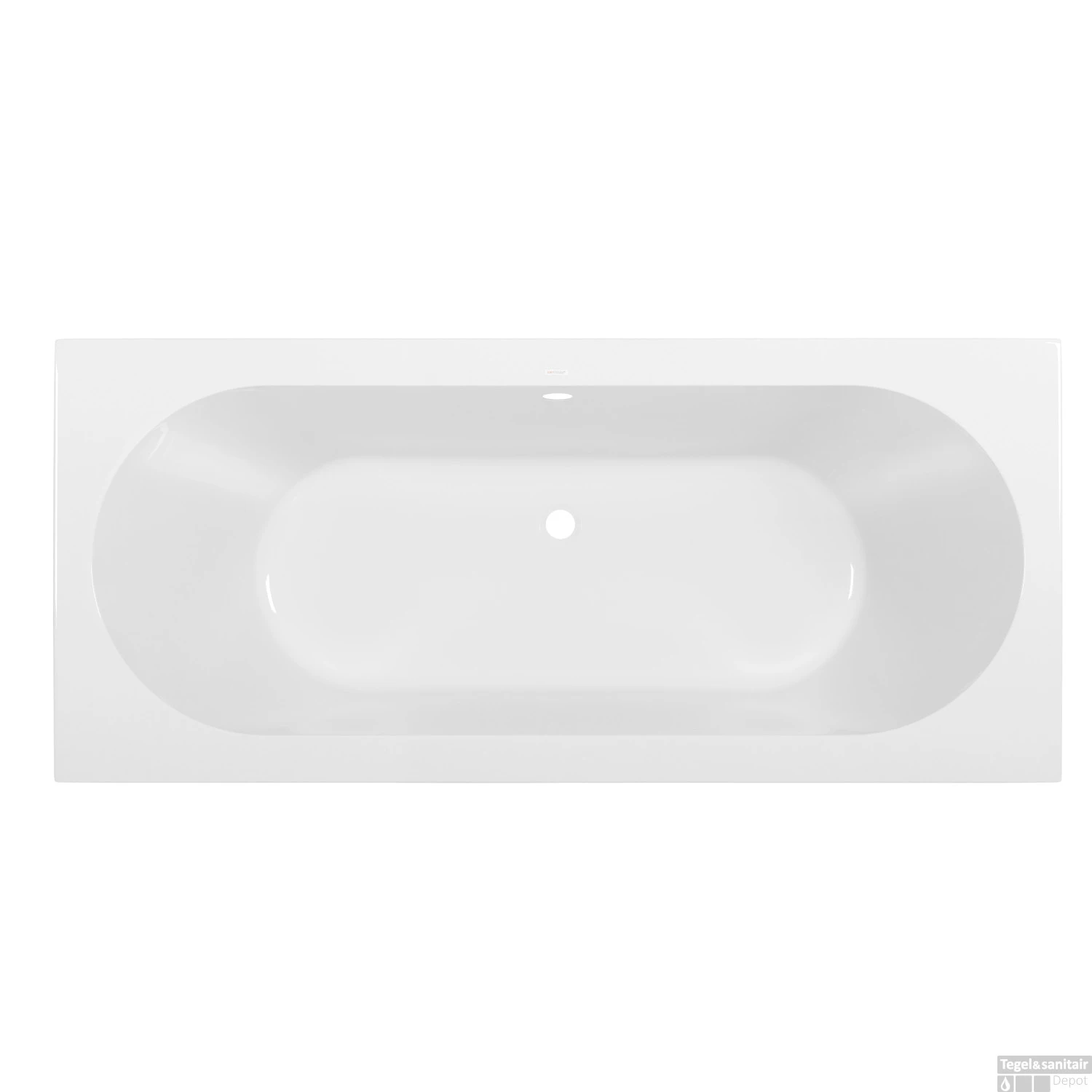 Ligbad Sanindusa Urb.y 190x90 Cm Acryl Wit 4 Ligbad Sanindusa Urb.y 190x90 Cm Acryl Wit - Afbeelding 2