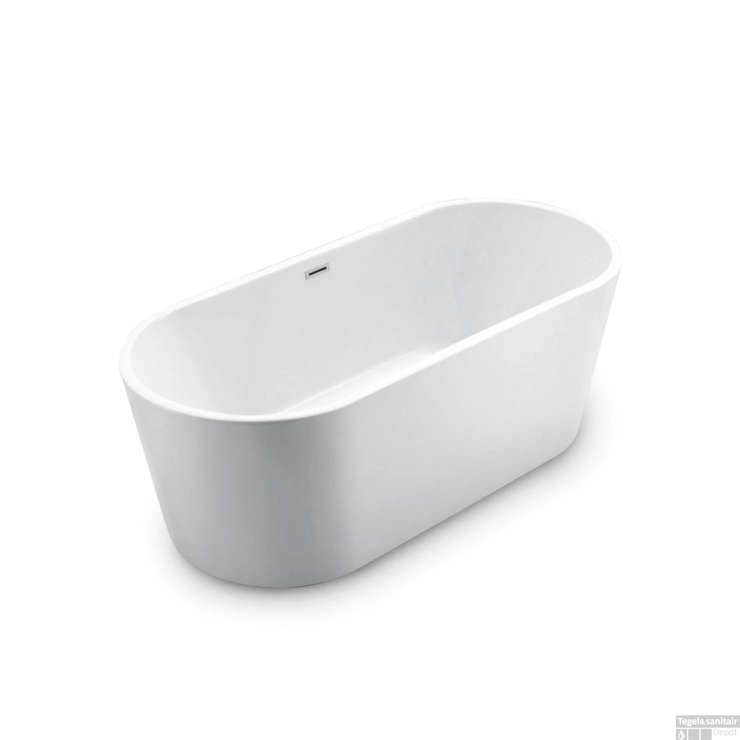 Ligbad Vrijstaand Boss & Wessing 170x80x59 Cm Inclusief Overloop Wit 4 Ligbad Vrijstaand Boss & Wessing 170x80x59 Cm Inclusief Overloop Wit - Afbeelding 2