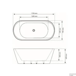 Ligbad Vrijstaand Boss & Wessing 170x80x59 Cm Inclusief Overloop Wit 9 Ligbad Vrijstaand Boss & Wessing 170x80x59 Cm Inclusief Overloop Wit -Sealkin Badkamermeubilair Winkel ligbad vrijstaand boss wessing 170x80x59 cm inclusief overloop wit tech