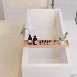 Ligbad Vrijstaand Ideavit Solidvitas 180x80x58 Cm Solid Surface Mat Wit -Sealkin Badkamermeubilair Winkel ligbad vrijstaand ideavit solidvitas 180x80x58 cm solid surface mat wit sfeer1