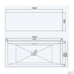 Ligbad Vrijstaand Ideavit Solidvitas 180x80x58 Cm Solid Surface Mat Wit -Sealkin Badkamermeubilair Winkel ligbad vrijstaand ideavit solidvitas 180x80x58 cm solid surface mat wit tec