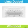 Ligbad Riho Lima 150 X 70 Cm Whirlpool Dubbel Systeem -Sealkin Badkamermeubilair Winkel lima dubbel hoofdfoto 4