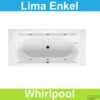 Ligbad Riho Lima 170x75 Cm Whirlpool Enkel Systeem -Sealkin Badkamermeubilair Winkel lima enkel hoofdfoto 4 1 1