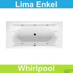 Ligbad Riho Lima 200x90 Cm Whirlpool Enkel Systeem