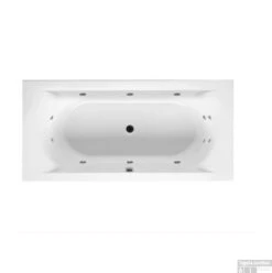 Ligbad Riho Linares 180x80 Cm Mat Wit Whirlpool Enkel Systeem -Sealkin Badkamermeubilair Winkel linares enkel hoofdfoto shop jpg 1