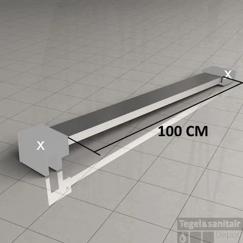 BWS Losse Vierkante Stabilisatiestang 100 Cm Chroom 5 BWS Losse Vierkante Stabilisatiestang 100 Cm Chroom - Afbeelding 3