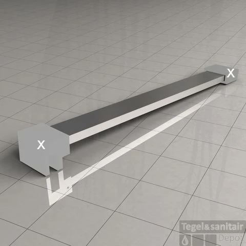 Losse Stabilisatiestang Chroom 120cm 3 Losse Stabilisatiestang Chroom 120cm