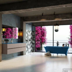 LUNDY Vrijstaand Bad 170x75cm Kleur Jeans / Jeans -Sealkin Badkamermeubilair Winkel lundy 1 00026