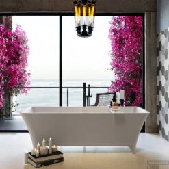 LUNDY Vrijstaand Bad 170x75cm Kleur Linen / Talc -Sealkin Badkamermeubilair Winkel lundy 2 00004