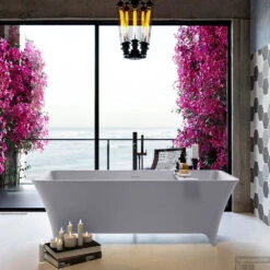 LUNDY Vrijstaand Bad 170x75cm Kleur Cale / Cale -Sealkin Badkamermeubilair Winkel lundy 2 00021