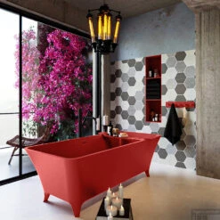 LUNDY Vrijstaand Bad 170x75cm Kleur Fire / Fire -Sealkin Badkamermeubilair Winkel lundy 3 00025