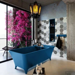 LUNDY Vrijstaand Bad 170x75cm Kleur Jeans / Jeans -Sealkin Badkamermeubilair Winkel lundy 3 00026