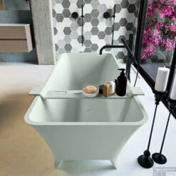 LUNDY Vrijstaand Bad 170x75cm Kleur Greey / Greey 17 LUNDY Vrijstaand Bad 170x75cm Kleur Greey / Greey -Sealkin Badkamermeubilair Winkel lundy 4 00018