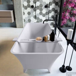 LUNDY Vrijstaand Bad 170x75cm Kleur Cale / Cale -Sealkin Badkamermeubilair Winkel lundy 4 00021