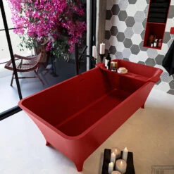 LUNDY Vrijstaand Bad 170x75cm Kleur Fire / Fire -Sealkin Badkamermeubilair Winkel lundy 6 00025