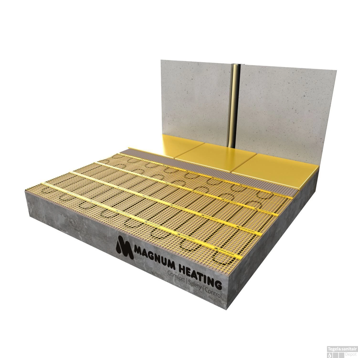 Elektrische Vloerverwarming Magnum Mat Incl. Klokthermostaat 4.5 M2 4 Elektrische Vloerverwarming Magnum Mat Incl. Klokthermostaat 4.5 M2 - Afbeelding 2