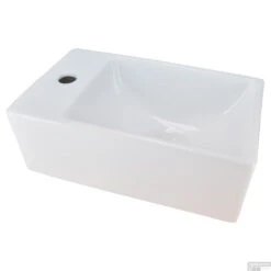 Fontein Rhea Mini XXS 30,5x18x11cm Wit (kraangat Links)