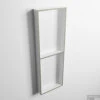MONDIAZ EASY Nis 149,5x29,5cm In Solid Surface Kleur Army | Talc. 2 Vakken Geschikt Voor In- Of Opbouw -Sealkin Badkamermeubilair Winkel nis r army google 1 00008 13788763182701