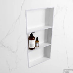 MONDIAZ EASY Nis 59,5x29,5cm In Solid Surface Kleur Cale | Talc. 3 Vakken Geschikt Voor In- Of Opbouw -Sealkin Badkamermeubilair Winkel nis r cale 2 00010 13788763182574