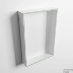 MONDIAZ EASY Nis 44,5x29,5cm In Solid Surface Kleur Greey | Talc. 1 Vak Geschikt Voor In- Of Opbouw