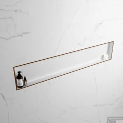 MONDIAZ EASY Nis 149,5x29,5cm In Solid Surface Kleur Rust | Talc. 1 Vak Geschikt Voor In- Of Opbouw -Sealkin Badkamermeubilair Winkel nis r rust 2 00006 13788763182452