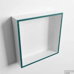 MONDIAZ EASY Nis 29,5x29,5cm In Solid Surface Kleur Smag | Talc. 1 Vak Geschikt Voor In- Of Opbouw