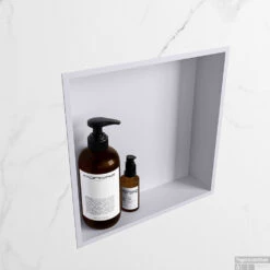 MONDIAZ EASY Nis 29,5x29,5cm In Solid Surface Kleur Cale | Cale. 1 Vak Geschikt Voor In- Of Opbouw 7 MONDIAZ EASY Nis 29,5x29,5cm In Solid Surface Kleur Cale | Cale. 1 Vak Geschikt Voor In- Of Opbouw -Sealkin Badkamermeubilair Winkel nis v cale 2 00002 13788763182214