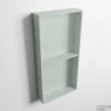 MONDIAZ EASY Nis 59,5x29,5cm In Solid Surface Kleur Greey | Greey. 2 Vakken Geschikt Voor In- Of Opbouw -Sealkin Badkamermeubilair Winkel nis v greey google 1 00007 13788763182528