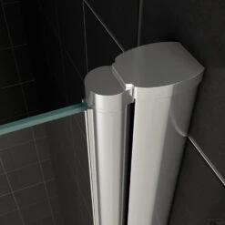 Wiesbaden Douchedeur | 2 Pendeldeuren | 100x200cm | 6mm NANO Coating Glas | Chroom | Nisdeur -Sealkin Badkamermeubilair Winkel nisdeur wiesbaden pendeldeuren 100x200cm 6mm nano coating 3