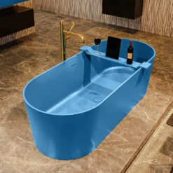 NOBLE Vrijstaand Bad 180x75cm Kleur Jeans / Jeans -Sealkin Badkamermeubilair Winkel noble 3 00026