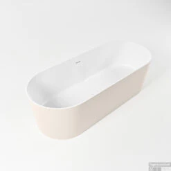 NOBLE Vrijstaand Bad 180x75cm Kleur Linen / Talc