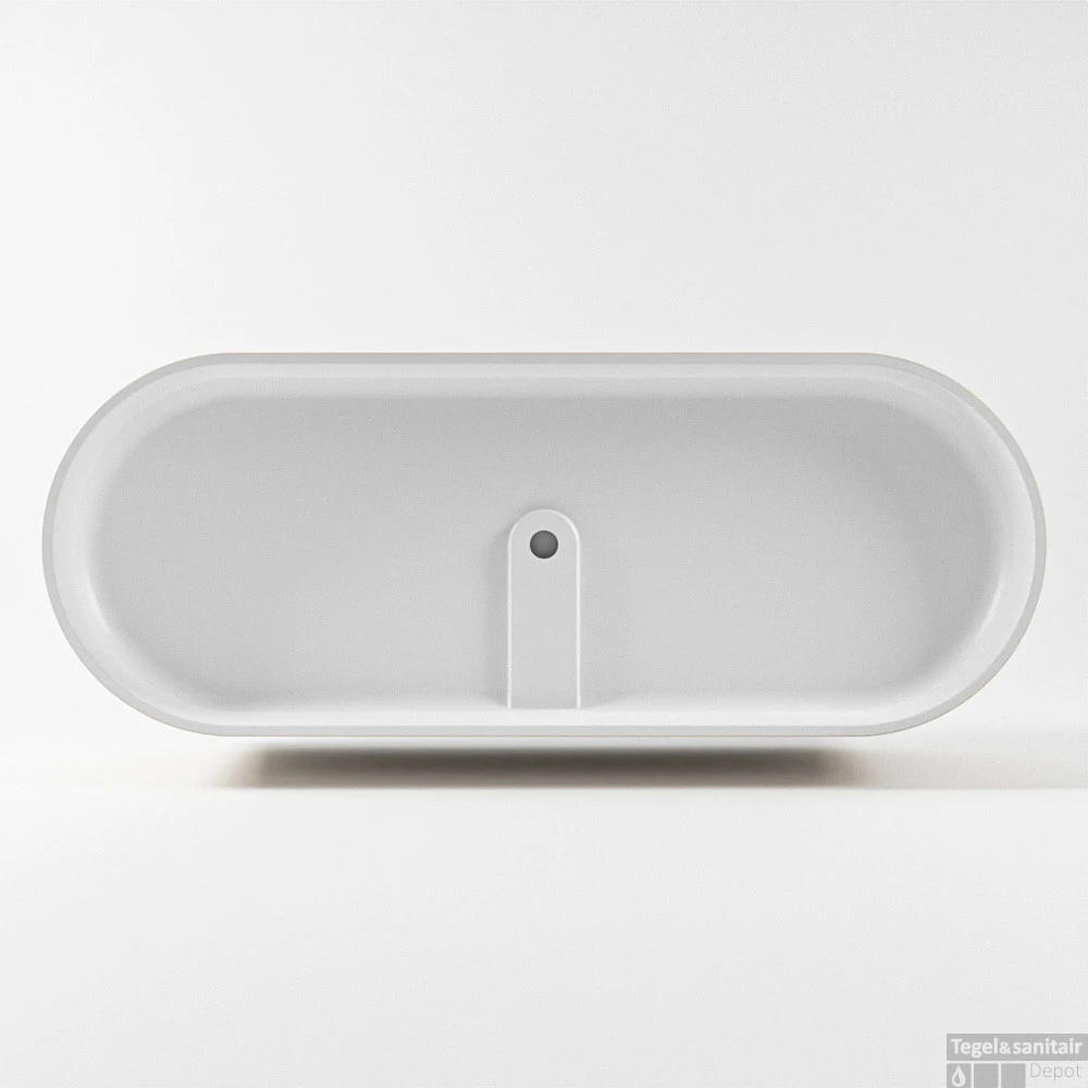 NOBLE Vrijstaand Bad 180x75cm Kleur Linen / Talc 9 NOBLE Vrijstaand Bad 180x75cm Kleur Linen / Talc - Afbeelding 7