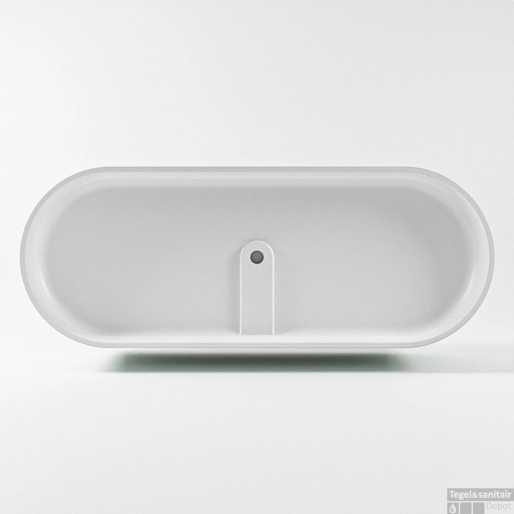 NOBLE Vrijstaand Bad 180x75cm Kleur Greey / Talc 9 NOBLE Vrijstaand Bad 180x75cm Kleur Greey / Talc - Afbeelding 7