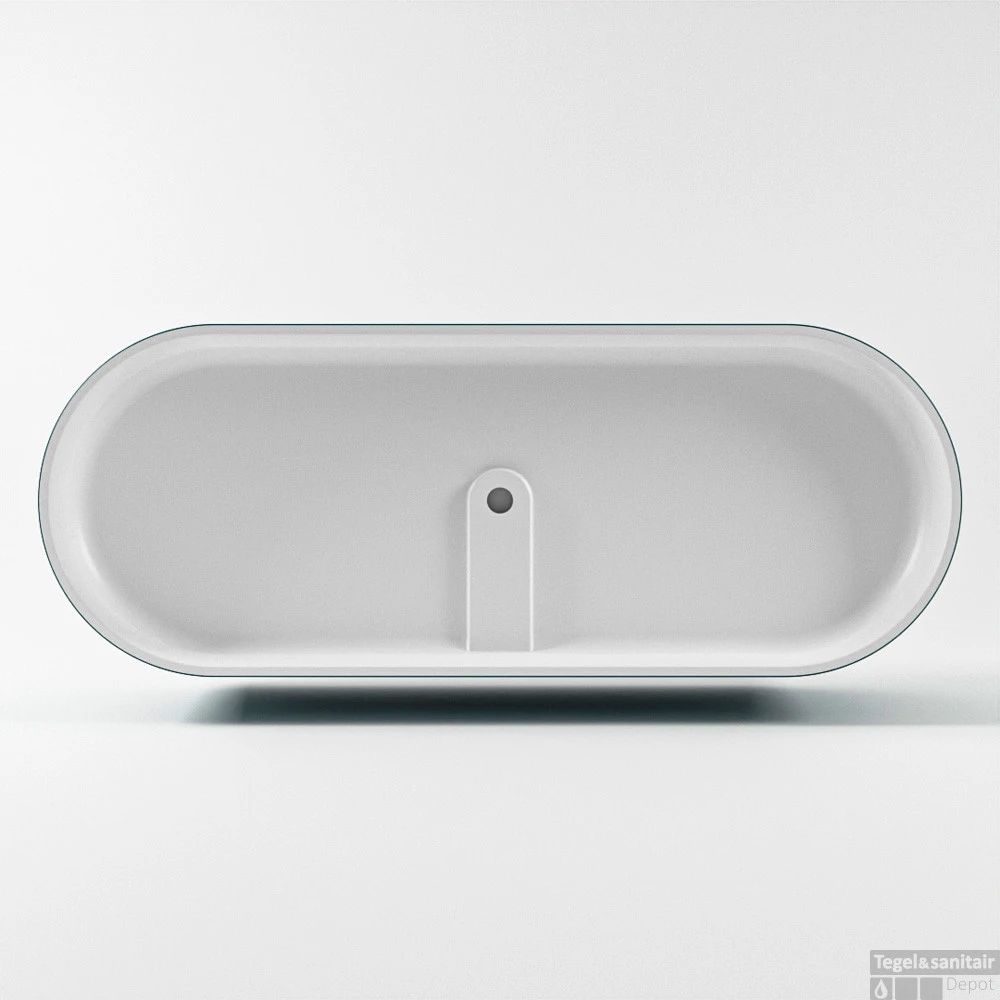 NOBLE Vrijstaand Bad 180x75cm Kleur Smag / Talc 9 NOBLE Vrijstaand Bad 180x75cm Kleur Smag / Talc - Afbeelding 7