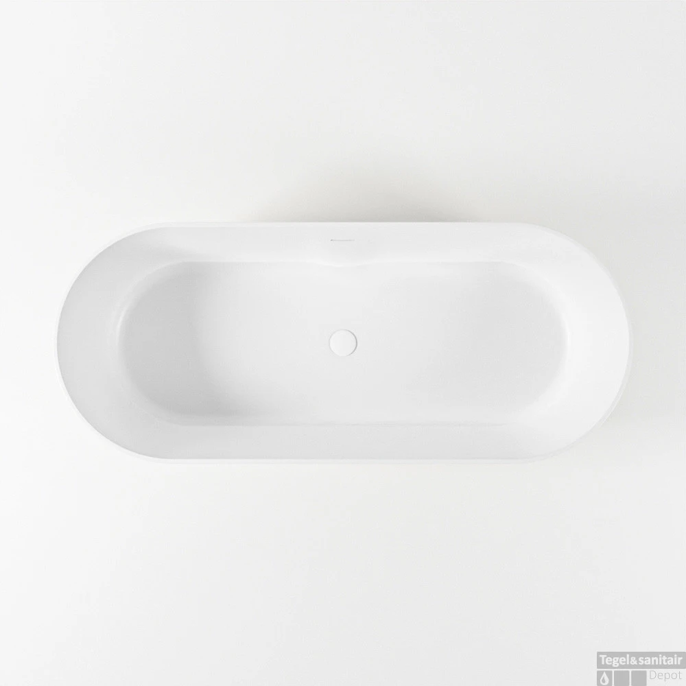 NOBLE Vrijstaand Bad 180x75cm Kleur Linen / Talc 10 NOBLE Vrijstaand Bad 180x75cm Kleur Linen / Talc - Afbeelding 8