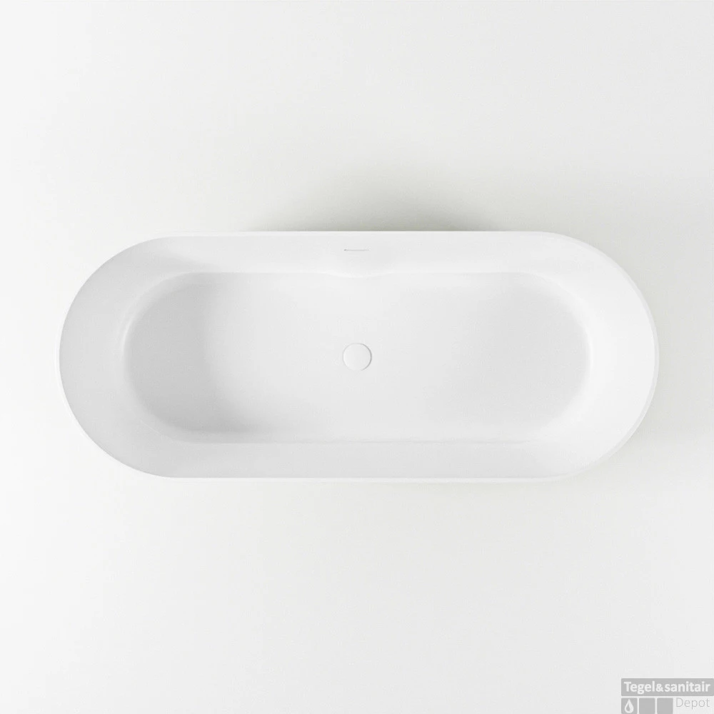 NOBLE Vrijstaand Bad 180x75cm Kleur Army / Talc 10 NOBLE Vrijstaand Bad 180x75cm Kleur Army / Talc - Afbeelding 8