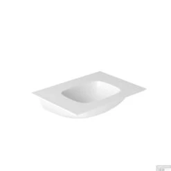 Wastafel Salenzi Nur 62x46 Cm Keramiek Mat Wit 1 Kraangat (incl. Bijpassende Afvoerplug)