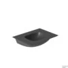 Wastafel Salenzi Nur 62x46 Cm Keramiek Mat Zwart Zonder Kraangat (incl. Bijpassende Afvoerplug) -Sealkin Badkamermeubilair Winkel nur 62 nero