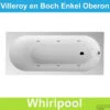 Ligbad Villeroy & Boch Oberon 170x75 Cm Balboa Whirlpool Systeem Enkel -Sealkin Badkamermeubilair Winkel oberon enkel hoofdfoto 2 2