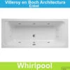 Ligbad Villeroy & Boch Architectura 190x90 Cm Balboa Whirlpool Systeem Enkel -Sealkin Badkamermeubilair Winkel omnia architectura midden grote maten enkel hoofdfoto 1 3