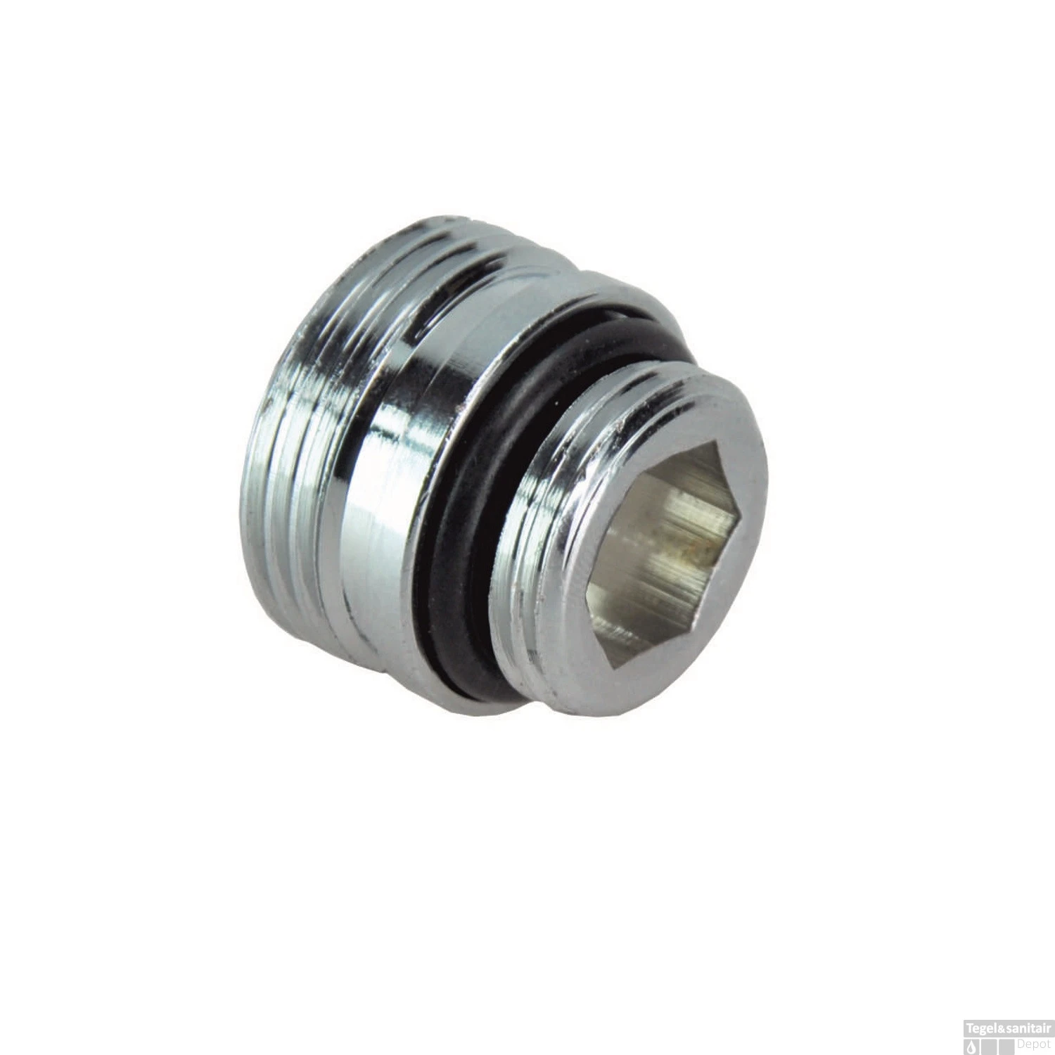 Onderblok Radiatoraansluitset Wiesbaden 16x2,0 +15 Knel Haaks Links Aansluiting Geborsteld Staal (RVS Look) 7 Onderblok Radiatoraansluitset Wiesbaden 16x2,0 +15 Knel Haaks Links Aansluiting Geborsteld Staal (RVS Look) - Afbeelding 5