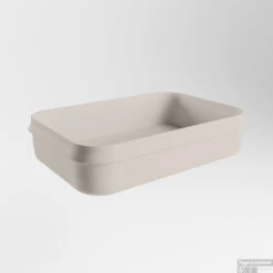 MONDIAZ ARVO Waskom Solid Surface 55cm Kleur Linen / Linen -Sealkin Badkamermeubilair Winkel opbouwkom arvo google 2 0004 8157513231763