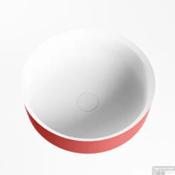 MONDIAZ COSS Waskom Solid Surface 36cm Kleur Fire / Talc -Sealkin Badkamermeubilair Winkel opbouwkom coss google 3 0025 11288763203023