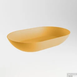 MONDIAZ ONNI Waskom Solid Surface 55cm Kleur Ocher / Ocher -Sealkin Badkamermeubilair Winkel opbouwkom omni google 2 0014 8157513233318