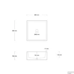 Opzet Wastafel Urbi Et Orbi In Vivo Beton 38x38x16 Cm Medium Grijs -Sealkin Badkamermeubilair Winkel opzet wastafel urbi et orbi in vivo beton 38x38x16 cm antraciet tech 1 1 1