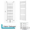 Handdoekradiator Palimi Gebogen 1775 X 600 Mm Zwart 1 Handdoekradiator Palimi Gebogen 1775 X 600 Mm Zwart -Sealkin Badkamermeubilair Winkel palimi gebogen 1775x600 11